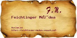 Feichtinger Médea névjegykártya